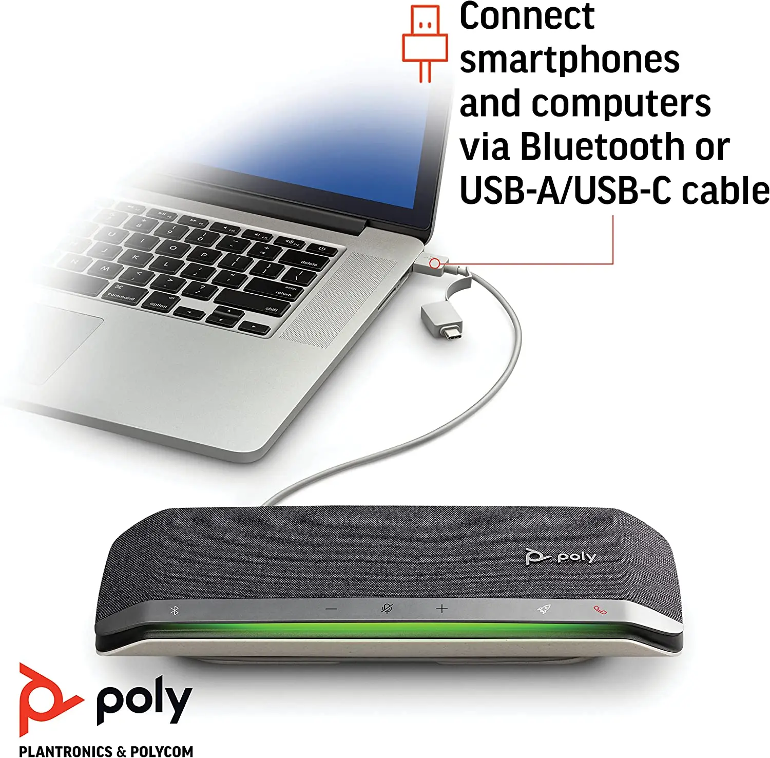 Poly Sync 40+ スマート スピーカーフォン (プランクトロニクス) - PN