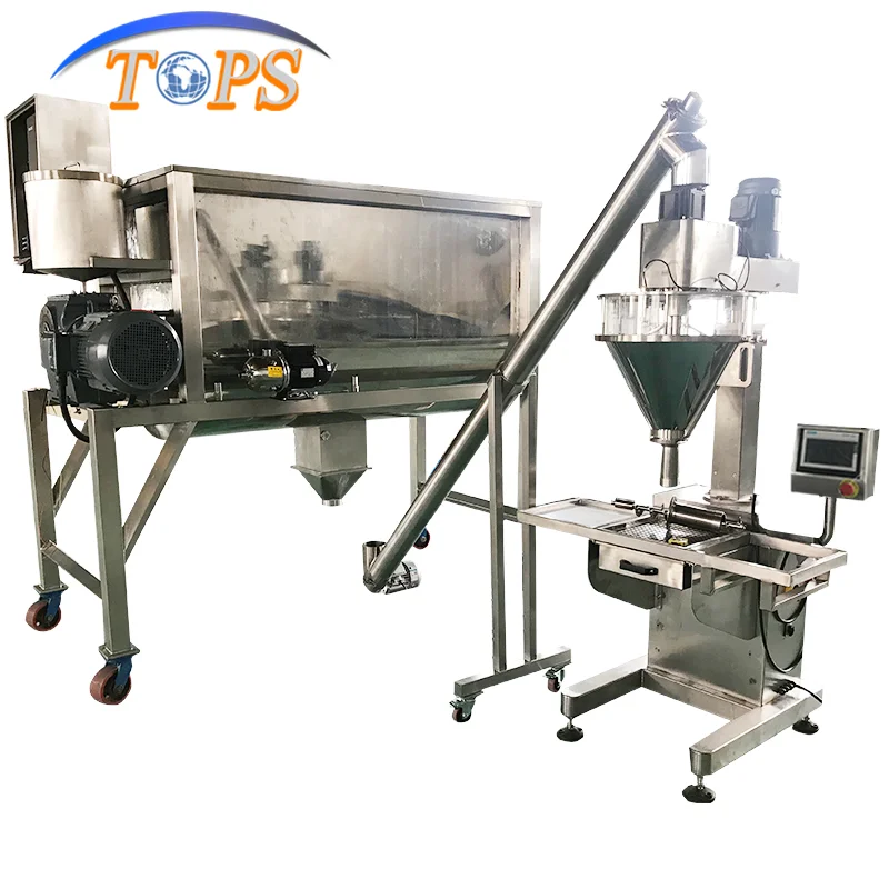 
Сухие порошковые пакеты, упаковочная линия для смешивания и производства 