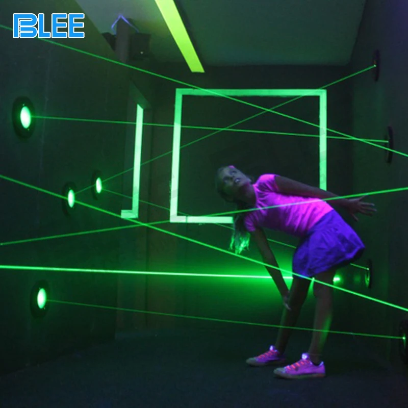 Laser Challenge Game Team Building Indoor Laser Light Activate Game Mobile Laser Maze Game with Software