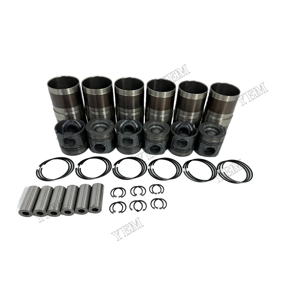 Cylinder Liner Kit Fit for QSL9.3 Engine Parts 6