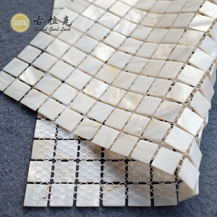 Shell Mosaic Mother Of Pearl Shell Mosaic Tile For Wall Back Splash supplier