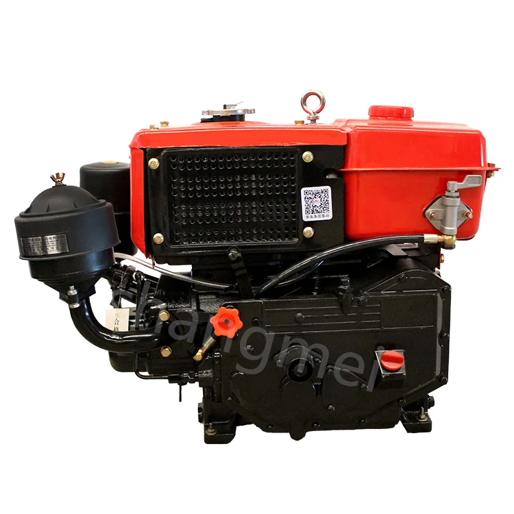 ZR180 Single Cylinder 4 Stroke Diesel Engine 8HP Water Cooled Electric Start Tractor with Motor Pump Bearing