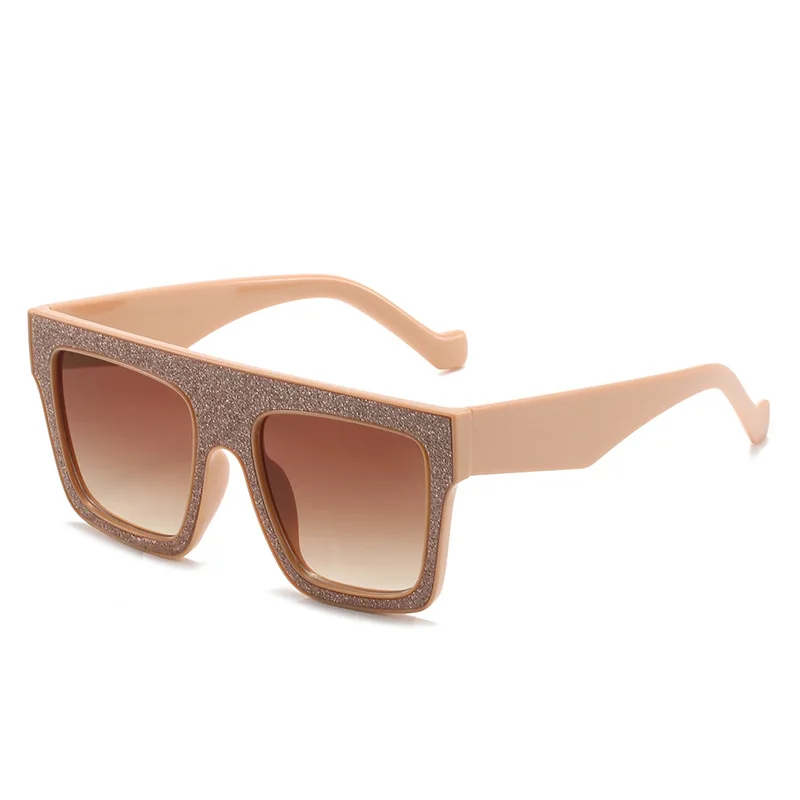 Shop Trendy Crystal Flat Top Sunglasses for Women 2023