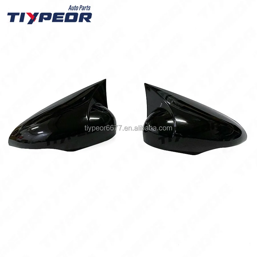 product premium glossy black wing mirror cover for volkswagen magotan 2011   2016   enhance side rear view-3