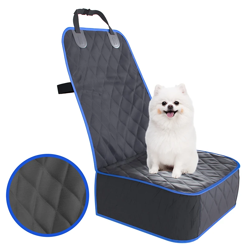 Wholesale portable 600d oxford safety travel waterproof pet dog front car seat protector cover