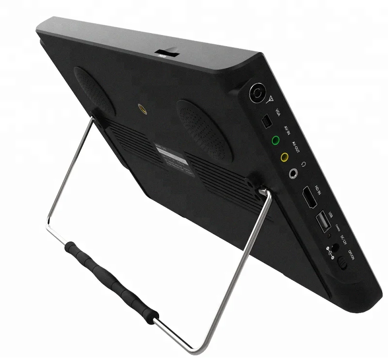 Portable Mini Digital Analog Led TV DVB-T DVB-T2 Rechargeable Television Player LED Screen