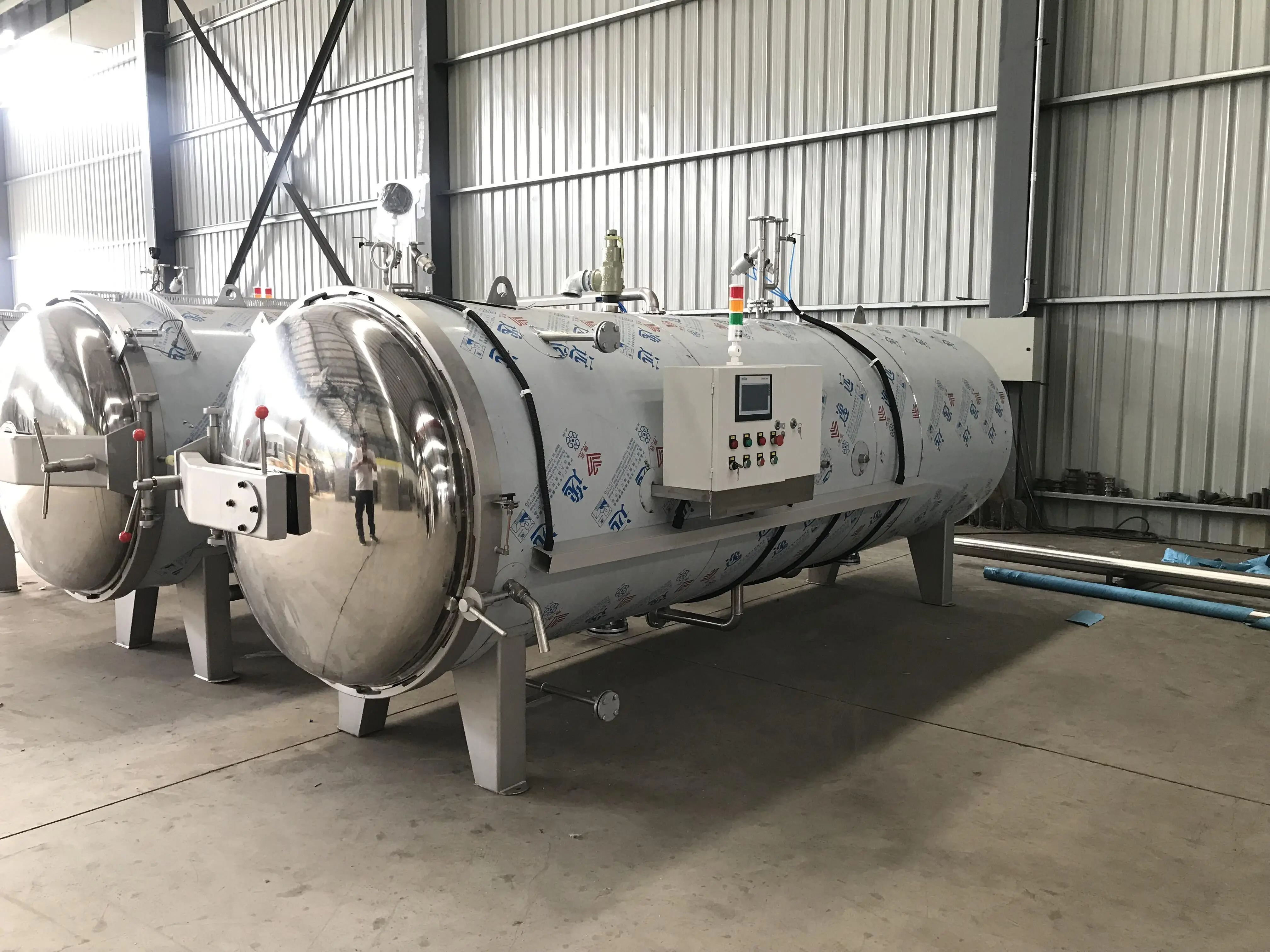 Industrial Food Sterilizer Small Retort Machine for Ready Meal Milk ...