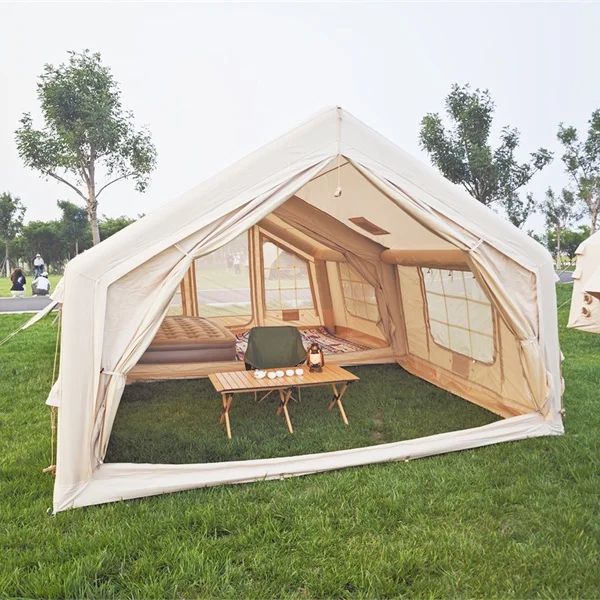 3-4 Person Luxury Inflatable Camping Tents Waterproof Durable