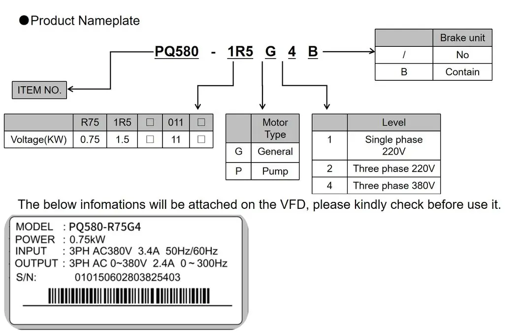 High Quality Single/Three Phase VFD 220V 380V AC Drive 630KW Variable Frequency Inverter PWM Control for AC Motor Compressor factory