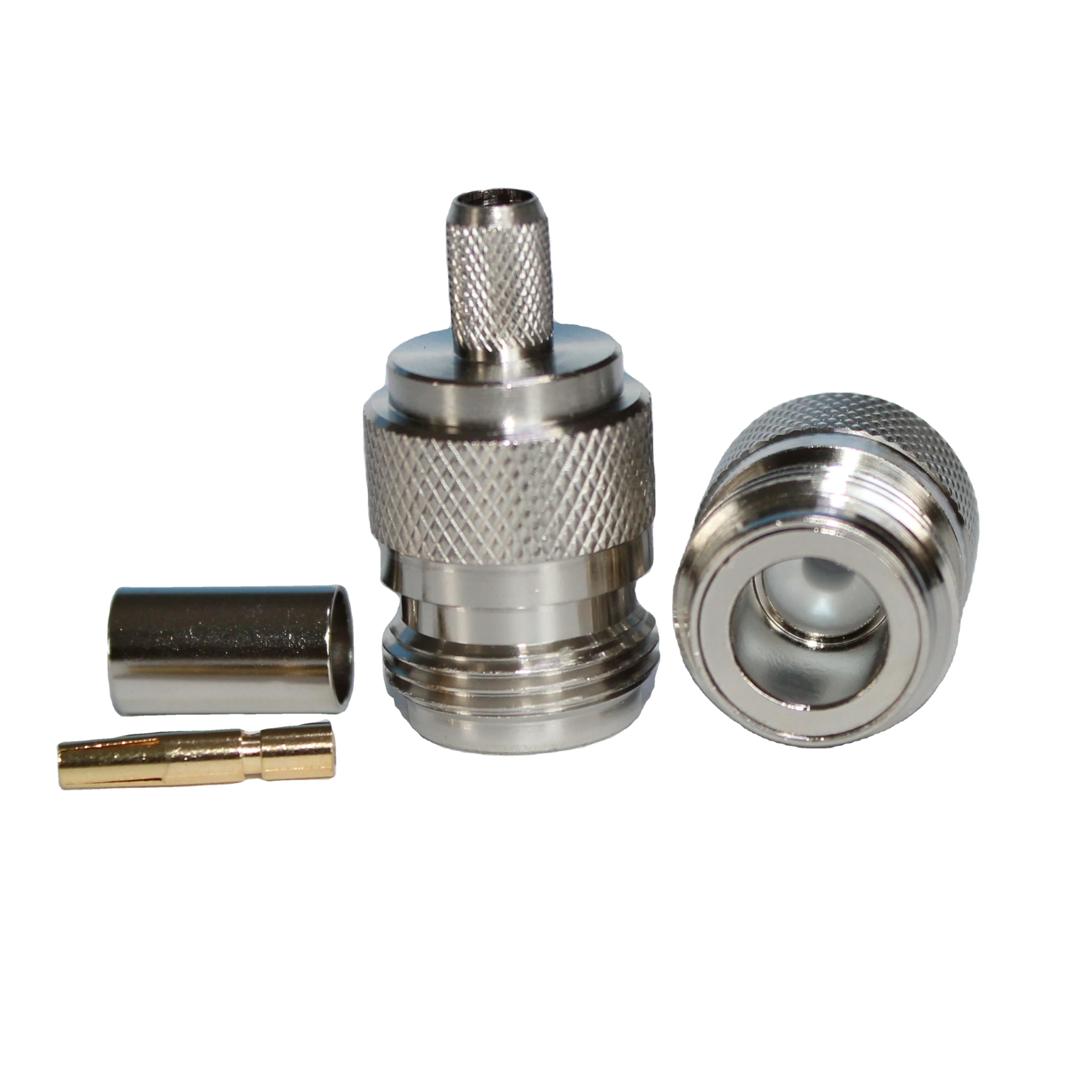 Microwave Equipment Connector N-C-K4D Female Jack Coaxial Connectors N Connector for 240 Cable Assembly