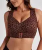 Stile TikTok con stampa leopardata marrone scuro