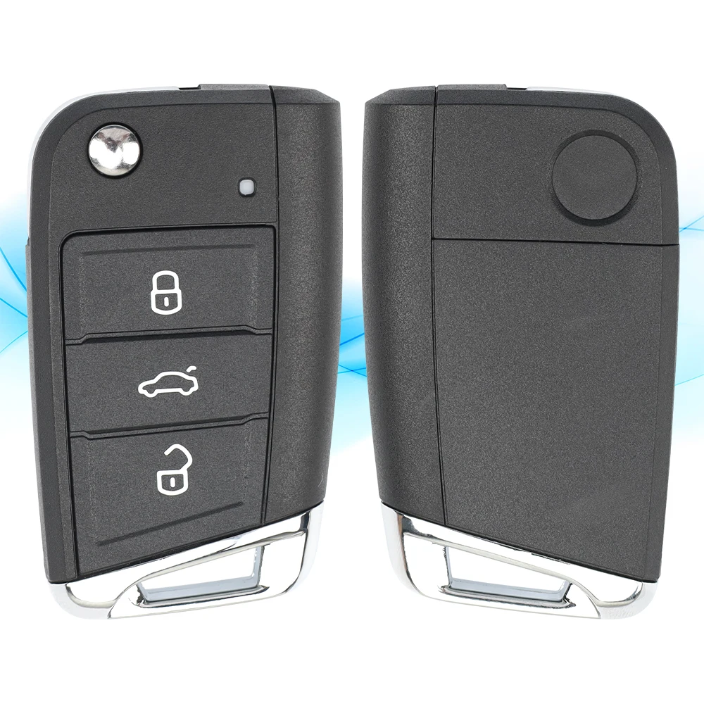 MS 3Button 433MHZ MQB48 Chip HU66 Blade Smart Auto Key for Volkswagen Remote Control Keyless Go Vehicle Key Fob Blank Car Key