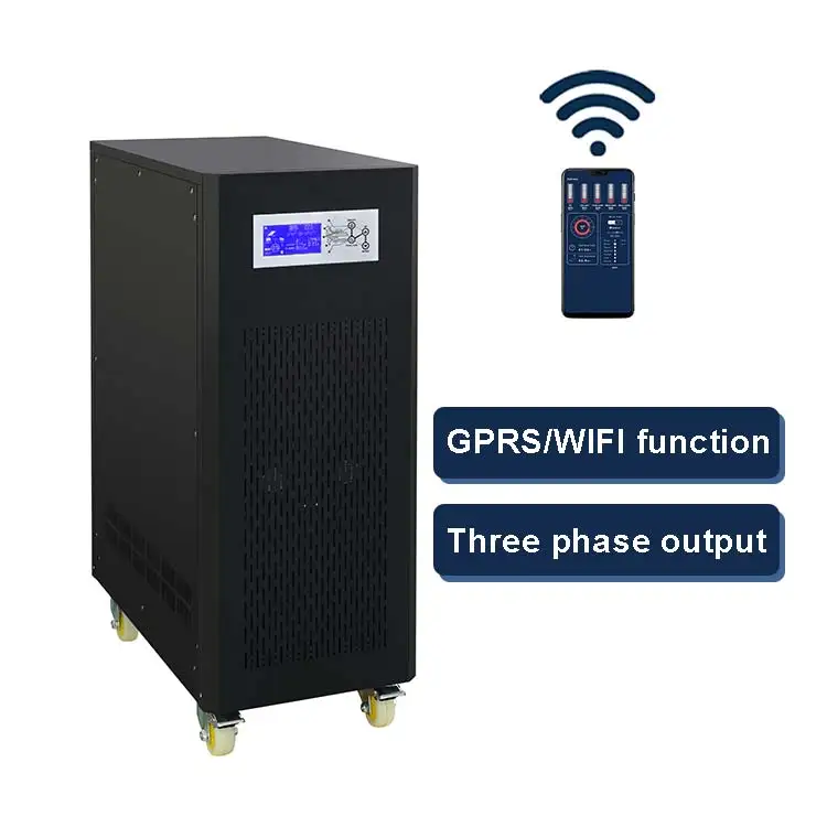 Source Phase UPS Voltage Regulator Power Inverter 10KW DC To AC UPS  Inverter 10000 Watt UPS From China on