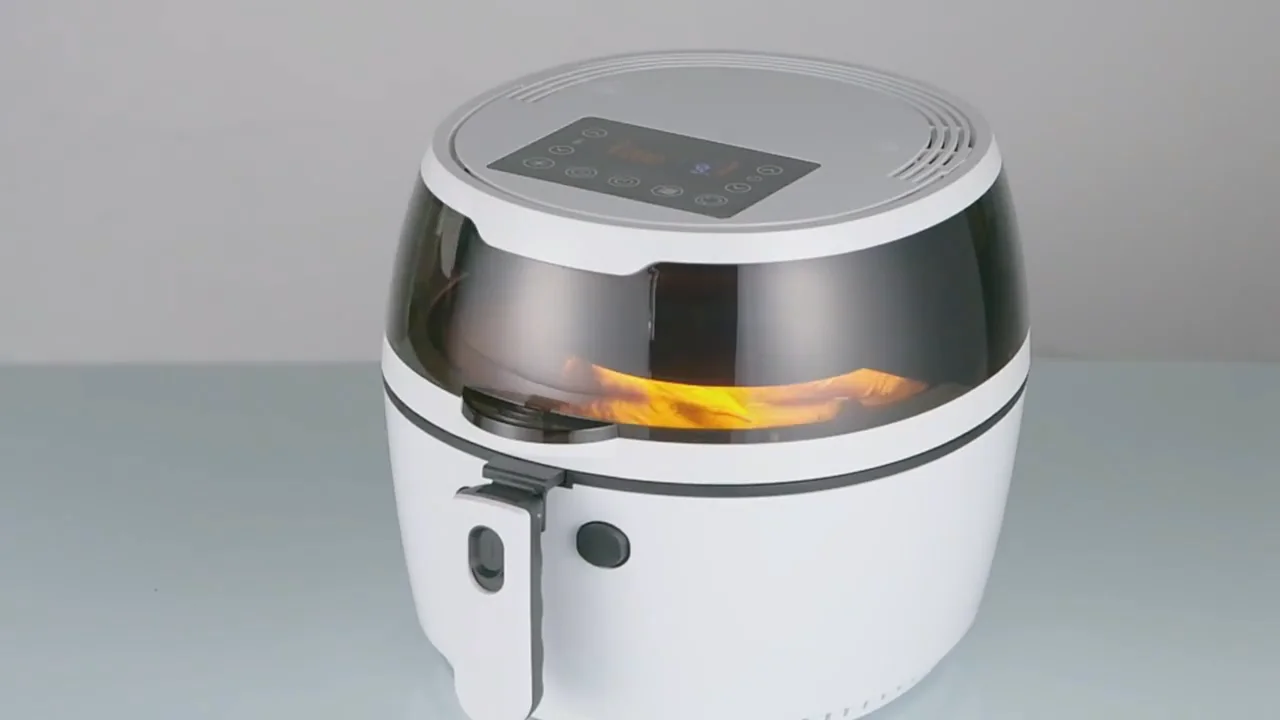 Korea Visible Air Fryer With Transparent Lenses Stirring Paddle For