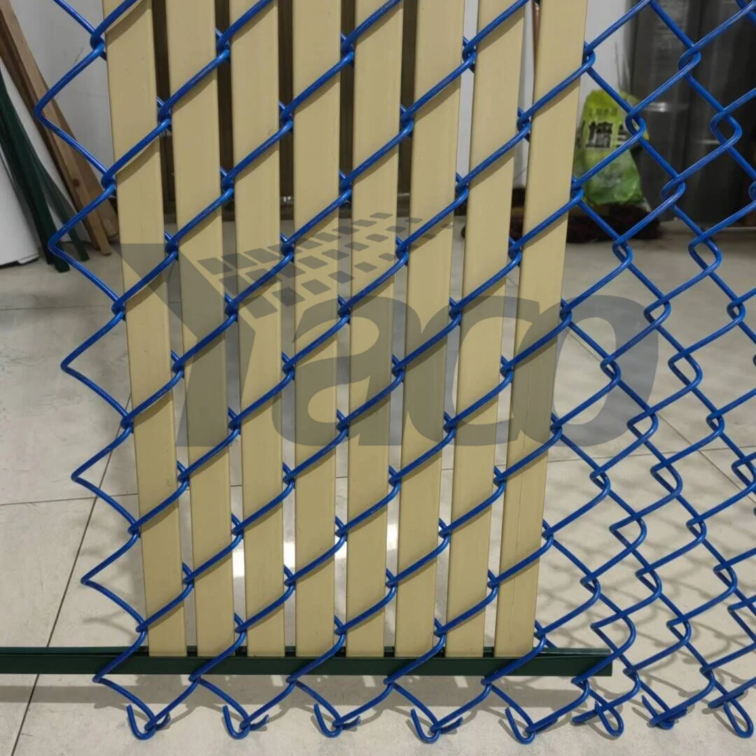 Customized 6ft 8ft High Chain Link Fence Pvc Privacy Chainlink Fence Slats  for Fencing