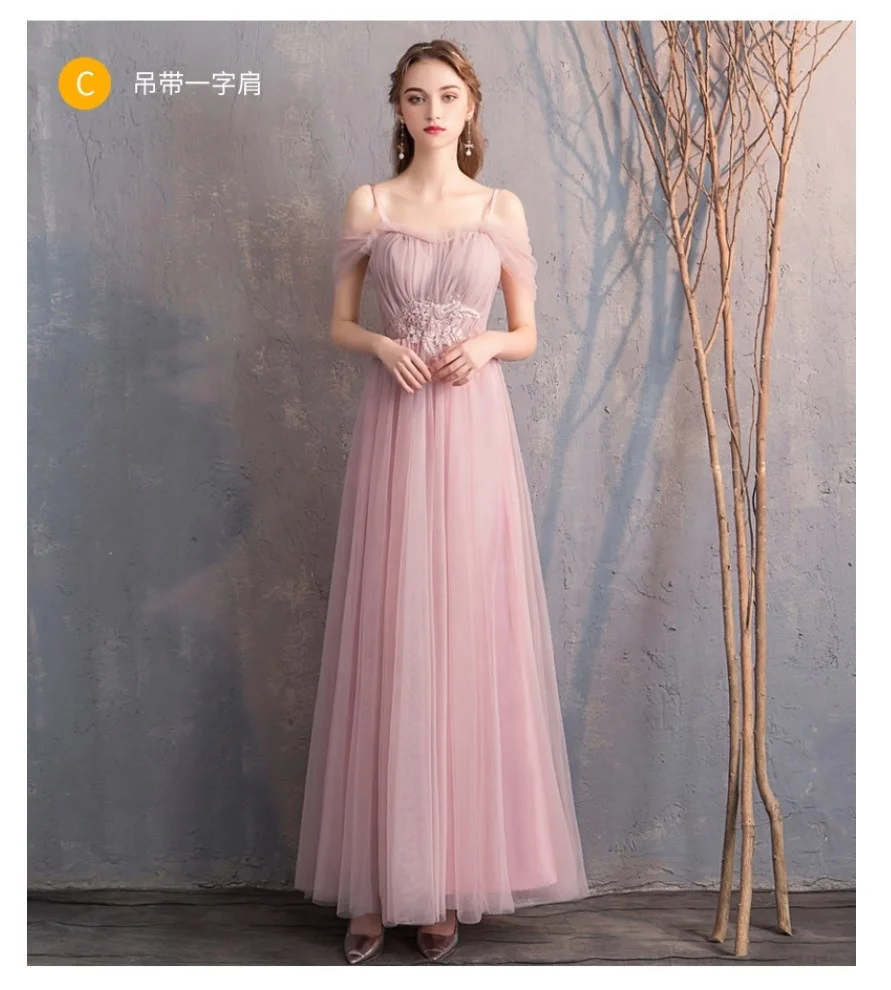 China Factory Wholesale Pink Bridesmaid Dress Cocktail Bridesmaid Dress Cheap Bridesmaid Dresses