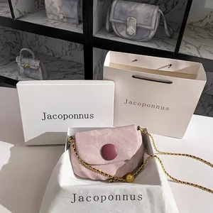 2023 New Fashion Luxury Customized PU Leather Women's Shoulder Bag Style Lady Original Design Chains Guangzhou Factory Summer