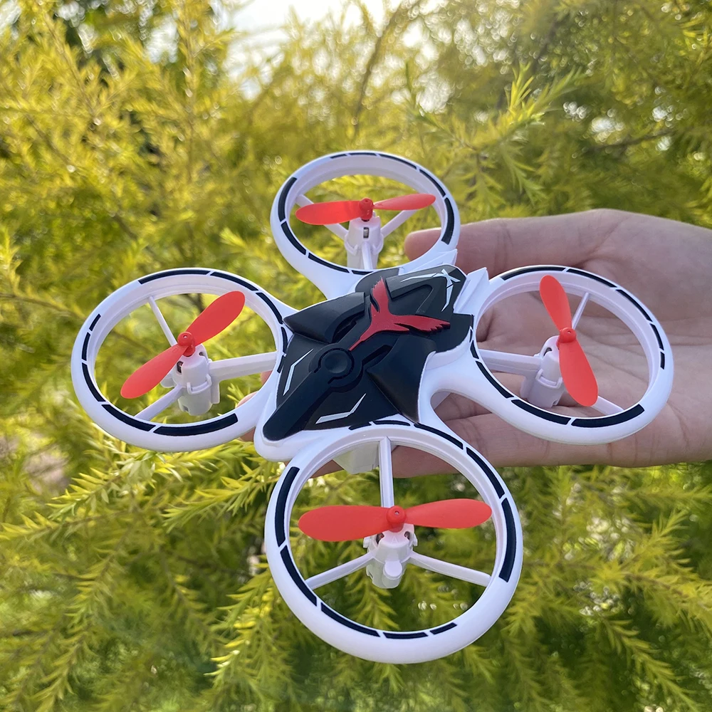 Flytec T22 2.4G 4CH 6 Axis RC Glow Stunt Mini Drone With LED Breathing Night Light Flashing Toys Drone