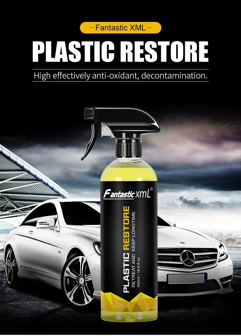 Car Plastic Parts Refurbish Agent Trim Restorer Restoration