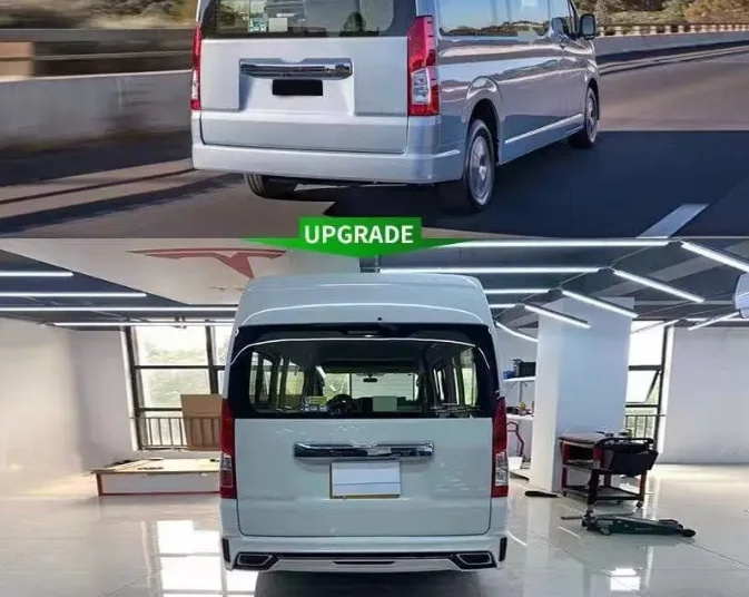 Factory Body Kit for Hiace 2019-2021 Front Bumper Rear Bumper Auto Lighting Parts Accessories for Hiace Bodykit
