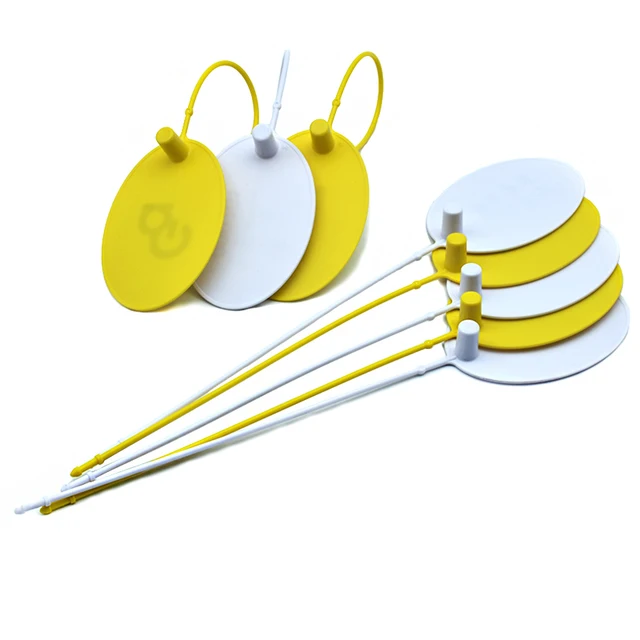 Garment Pp Material Locking Cable Tag Zip Ties Round Security Seal Handbag Security Tag