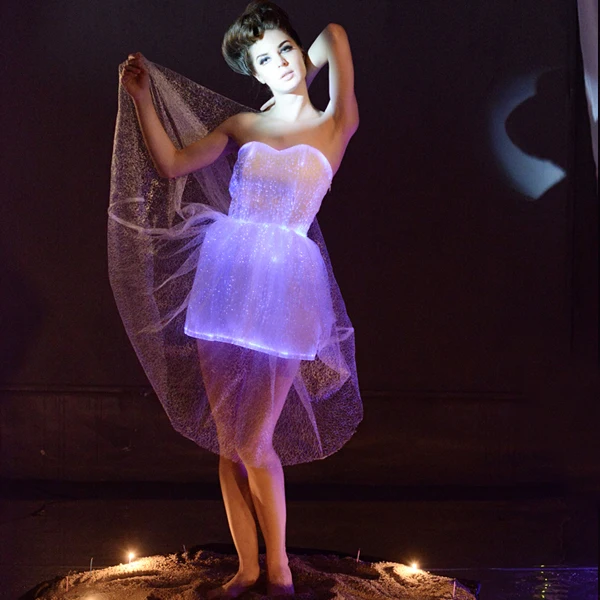 B1716 милое светящиеся Бальные платья со светодиодной подсветкой модные платья для выпускного вечера quinceanera
