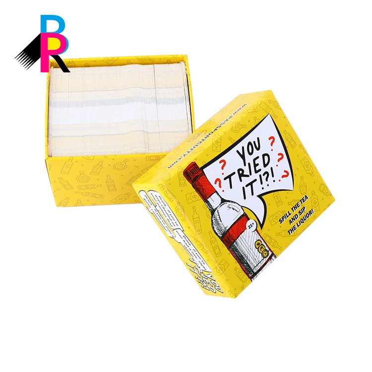 Fun Drinking Playing Cards Printing Man Woman Adults Outdoor Parties Card Game Custom
