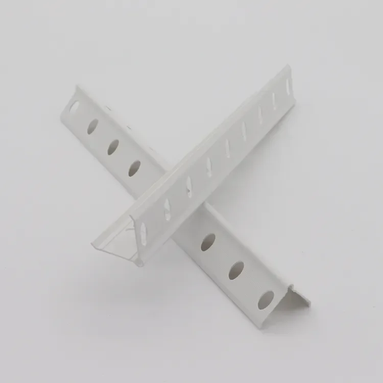 Custom Plastic Extrusion Profile Wall Corner Guard PVC Corner Trim Angle Edge Corner Bead