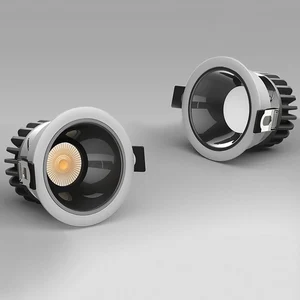 Anti-glare Spotlight Cob Embedded Downlight Living Room Without Main Light Lighting Led Ceiling Light Deep Cup