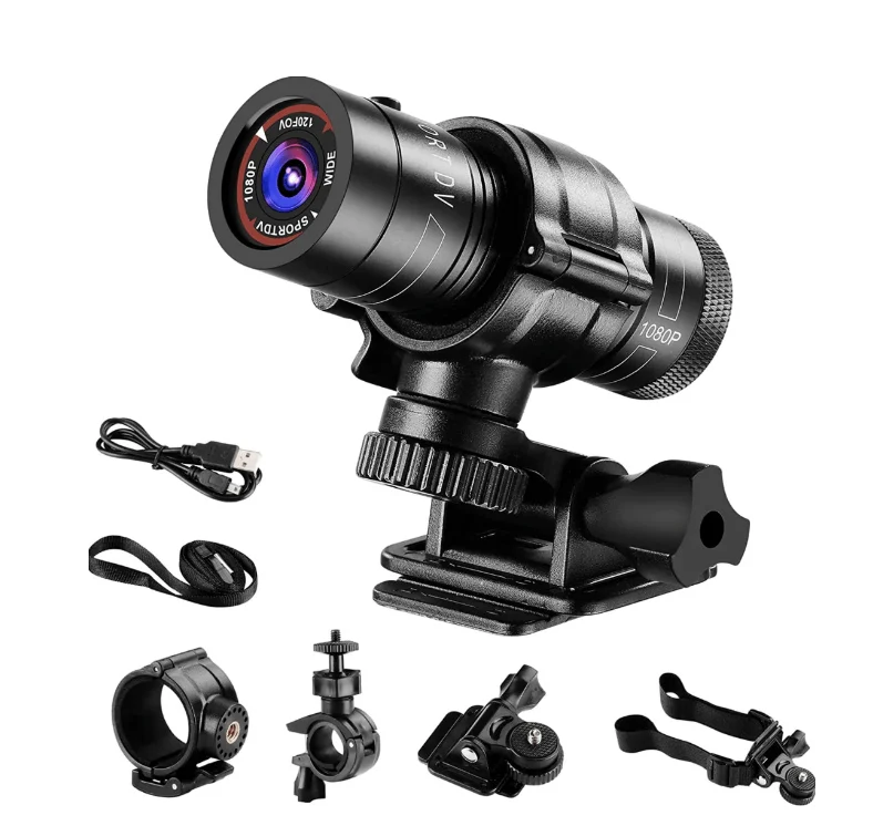 Best F9 Mini Sports Camera 120° View Angle, 1080p HD