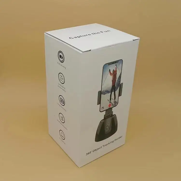 Smart Auto 360 Rotating Face Tracking Mobile Phone Holder Tripod Black 360 Degree Soporte De Video Para Telefonos Inteligentes