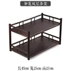 Widened double-layer tea rack