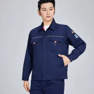 High Quality Men's Women's Long Sleeved Spring Autumn Factory Workshop Work Clothes Set Style Uniform