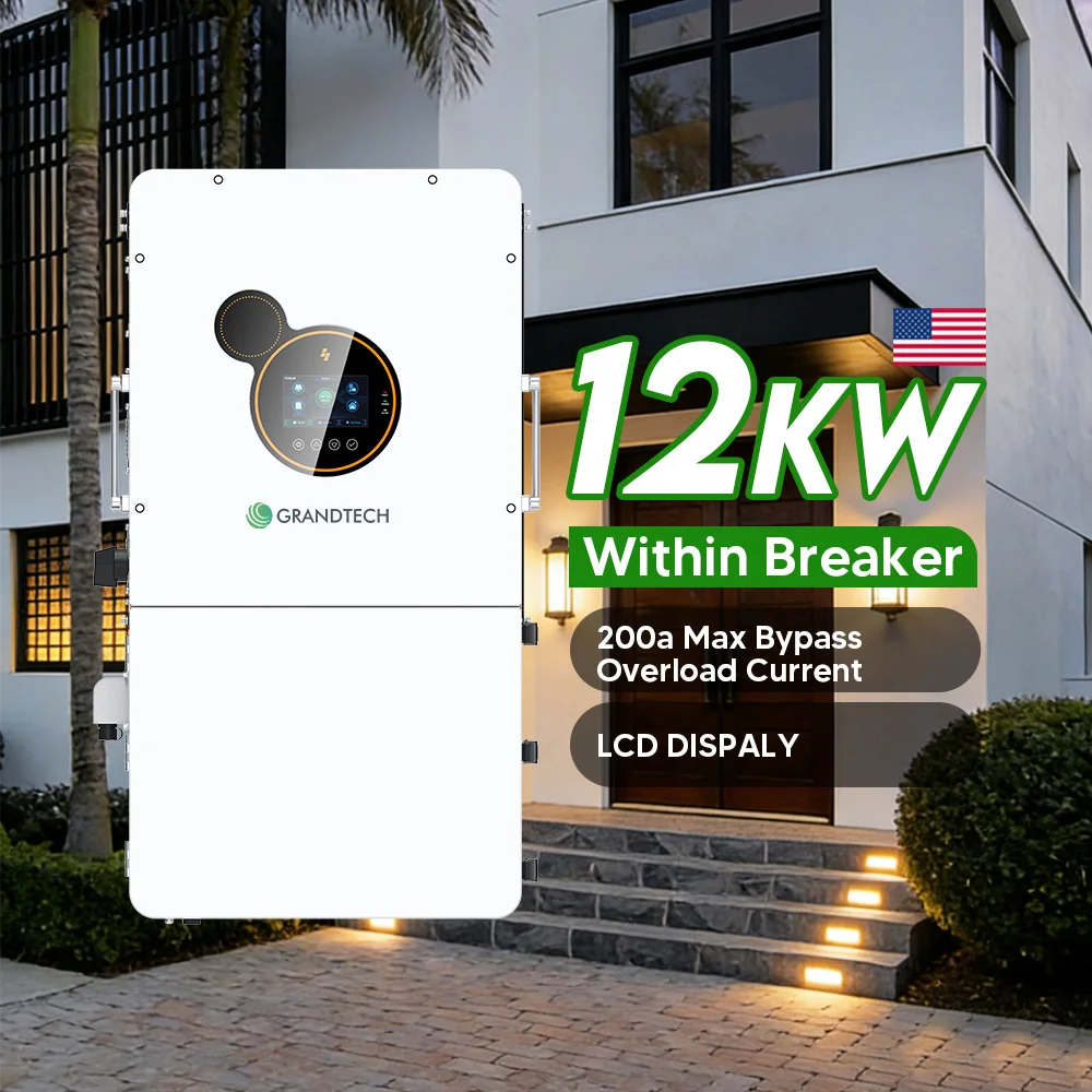 อินเวอร์เตอร์พลังงานแสงอาทิตย์แบบแยกเฟส (Split Phase) ไฮบริดออฟกริดยี่ห้อ SRNE พร้อมสต๊อกในสหรัฐอเมริกา ขนาด 3.6 กิโลวัตต์ / 4.2 กิโลวัตต์ / 6.2 กิโลวัตต์ / 12 กิโลวัตต์ / 10 กิโลวัตต์ / 8 กิโลวัตต์ แรงดันไฟฟ้า 120/240 โวลต์ พร้อมเบรกเกอร์ในตัว เหมาะสำหรับใช้ในบ้าน