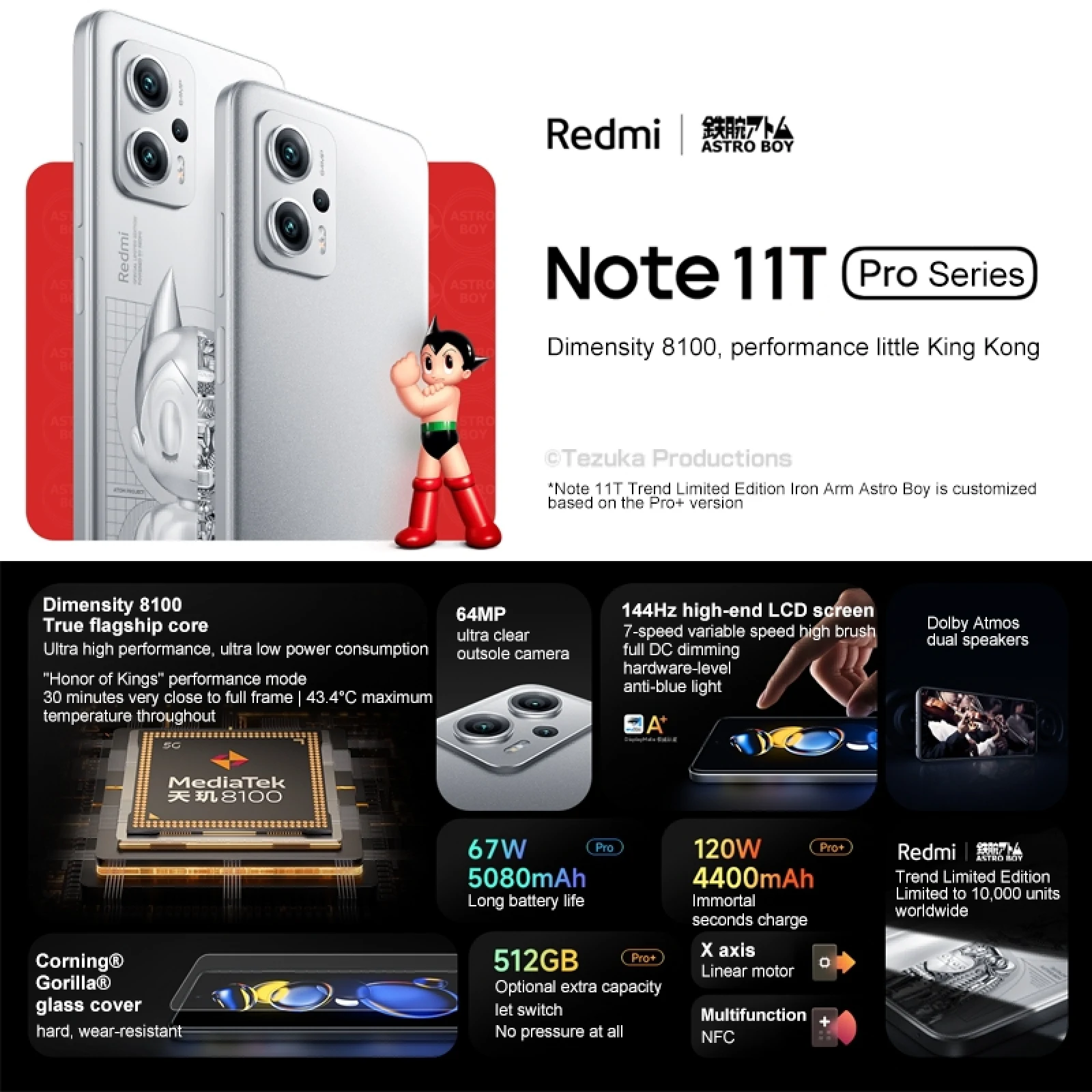 Xiaomi Redmi Note 11T Pro+ - Full phone specifications