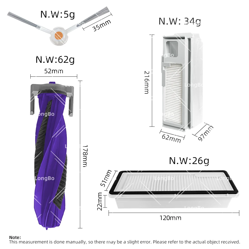 Panni Lavabili Per Narwal Freo X Ultra, J4 E J4 Lite - 4 Pezzi In Microfibra | Ricambi Robot Pulizia - Foto 5