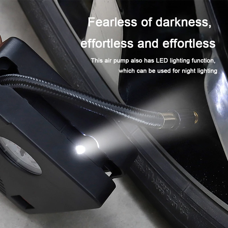 PCMOS Small Car Tire Air Pump Meter Best Newest 100psi Air Pump Compressor Tire Inflator Car Air Pump - view 5