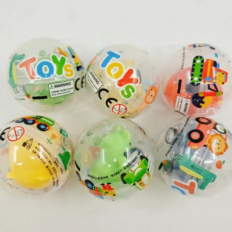 50mm Transparent Capsule Shell for Mini Unisex Small Car Toys Promotional Toy Balls Various Mixed for All Sizes