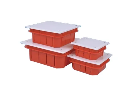High Quality Ingelec 4 Screw Junction Box Red IP55 Electrical White Red