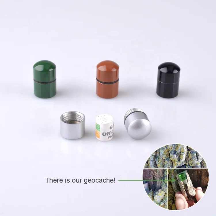 Ivy  & More Magnetic Nano Cache Bison Tube Geocaching Containers Starter Kit 