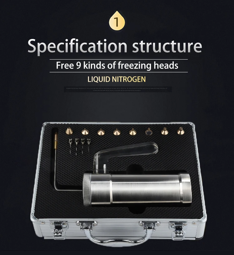 Medical Grade Liquid Nitrogen Gun L300 Portable Liquid Nitrogen