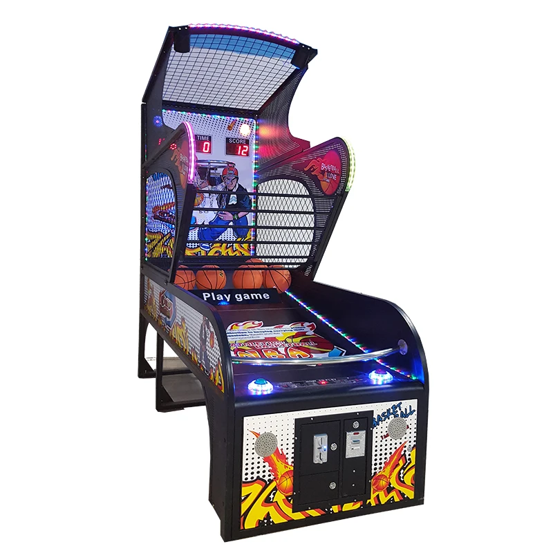 Indoor Arcade Hoops Basketball Game/extreme Hoops Basketball Arcade Game Machine With 2