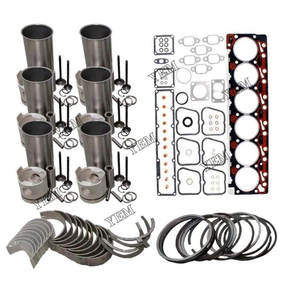 Construction Machinery S6D95 6D95L S6D95L-1 Overhaul Rebuild Kit for Komatsu PC200-5 PC220-5 PC200-6
