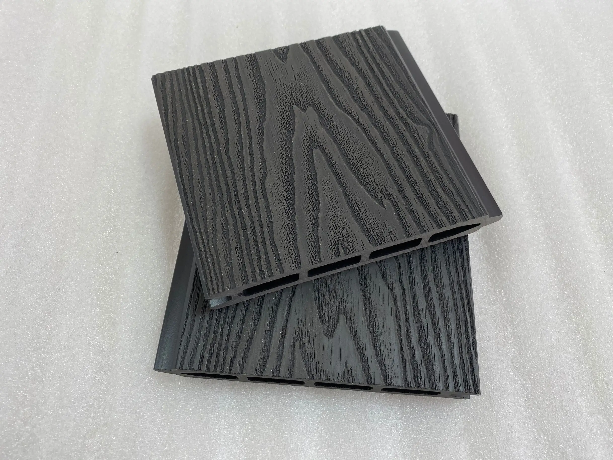 Co-extrusion Teak Color WPC Composite Garden Fence Panel