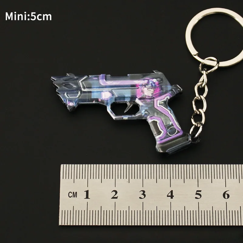 5cm Valorant Mini Toy Gun Model Metal Pistol Exquisite Collection Boys Computer Game Reaver Vandel Valorant