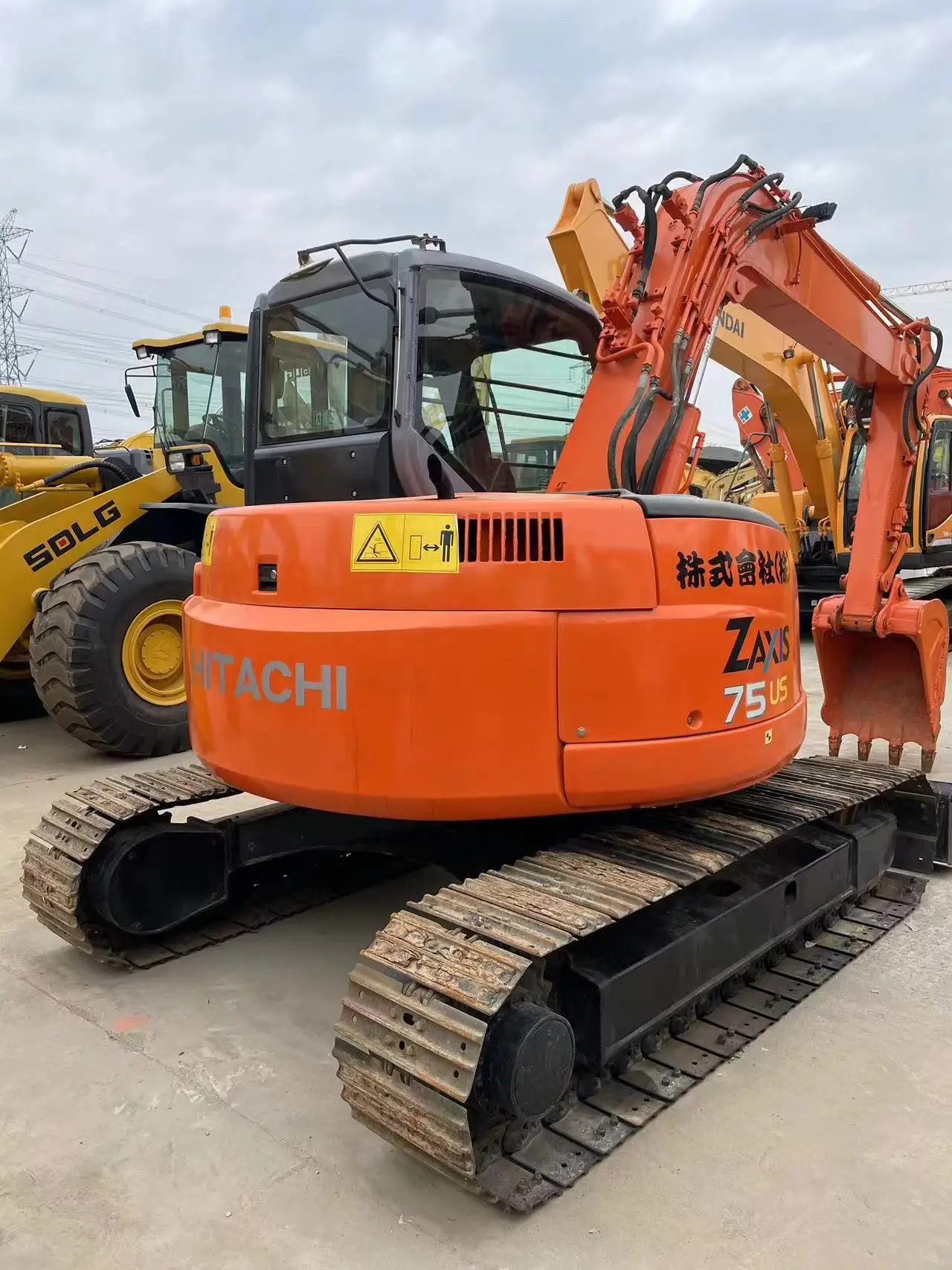 エキスパート Japanese Used Excavators HITACHI ZX75US-3 TOKU WORLD BE1857