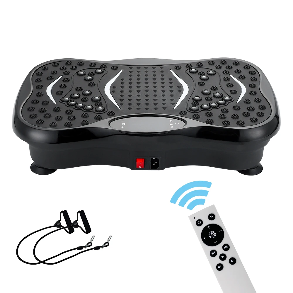 Home Use Vibration Plate Exercise Machine  Classic Style Gym Whole Body  With Handle Machine Body Fitness