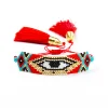 Nappa con cappuccio in metallo rosso