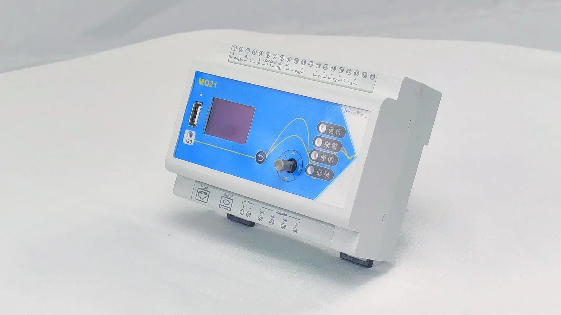 Din Rail Data Logger Meatrol Mq21 Digital Meter Meter Three Phase Power