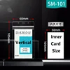 101 Vertical Inner Size:50x105mm